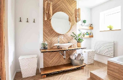 Thử thách phong cách Bohemian cho không gian phòng tắm - ều người cho rằng phong cách Bohemian chỉ nên dùng cho những không gian cá nhân riêng tư như phòng ngủ.
Còn việc thiết kế phòng tắm vẫn nên chọn những phong cách nội thất quen thuộc như Máy khuếch t